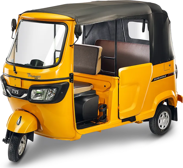 A yellow tricycle ready for riders